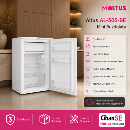 Altus AL-305 BE 90 Litre mini buzdolabı