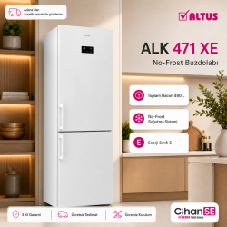 Altus ALK-471 XE 490 Litre Kombi Buzdolabı No-Frost 