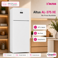 Altus AL-375 XE 477 Litre Net Hacim No-Frost Buzdolabı 