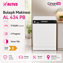 Altus AL-434 PB 4 Programlı Bulaşık Makinesi