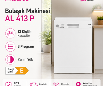 3 Programlı Bulaşık Makinesi 
