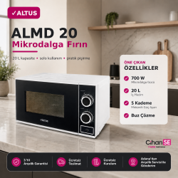 Altus ALMD-20 Mikrodalga Fırın Siyah 
