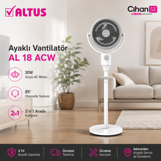 Altus AL 18 ACW – Ayaklı Vantilatör