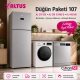 Altus XXL İnox Düğün Paketi (Paket 107) AL 445 NIX Bulaşık Makinesi AL-121460 Çamaşır Makinesi AL-376 XIE buzdolabı 