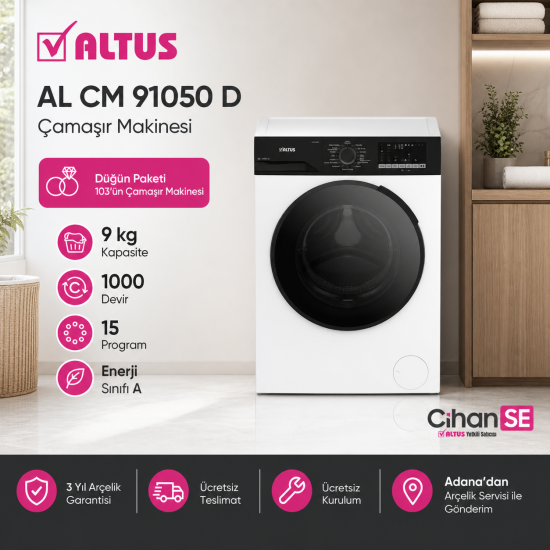 Altus Çeyiz Paketi 2026 Ürünler Paket no 103 ( AL - 445 NX - AL 375 XE  AL 91050 D ) 