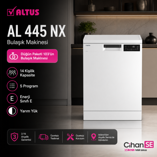 Altus Çeyiz Paketi 2026 Ürünler Paket no 103 ( AL - 445 NX - AL 375 XE  AL 91050 D ) 