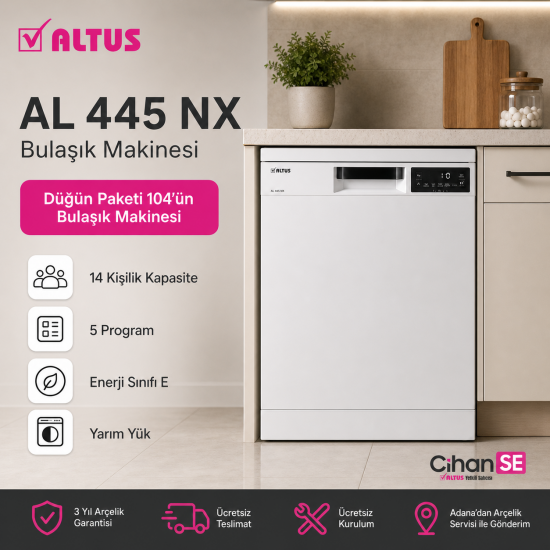 Altus Düğün Paketi 2026 Özel Fiyat Paket no 104  ( AL 445 NX - AL 380 XE - 10254 D ) 