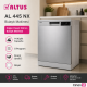 Altus Evlilik Paketi 2026 (NO:106) Buzdolabı AL 376 XE Çamaşır Makinesi AL 121460 Bulaşık Makinesi AL445 NX  