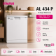 Altus Lüx Beyaz Düğün Paket 2026 (Paket-110)  ALK 474 XE BUZDOLABI - AL 434 P BULAŞIK MAKİNESİ - AL 101254 D 10 KG 