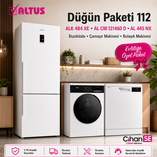 Altus Platin Düğün Paketi 2026 Yeni ürünler (Paket 112) ALK 484 XE - AL 445 NX - AL 121460