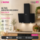 Altus Ankastre Set Siyah Cam Set no 201 ( ALA 310 B - ALA 510 B - ALA 159 DB ) 