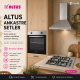 Altus Ankastre Set Inox Set no 204 ( ALA 310 I - ALA 522 I - ALA 181 GID ) 