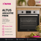 Altus Ankastre Set Inox Set no 205 ( ALA 322 I - ALA 522 I - ALA 181 GID ) 