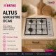 Altus Ankastre Set Inox Set no 205 ( ALA 322 I - ALA 522 I - ALA 181 GID ) 