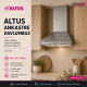 Altus Ankastre Set Inox Set no 205 ( ALA 322 I - ALA 522 I - ALA 181 GID ) 