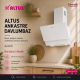 Altus Ankastre Set Beyaz cam Set no 206 ( ALA 321 W - ALA 159 DW - ALA 510 W ) 