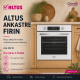 Altus Ankastre Set Beyaz cam Set no 207 ( ALA 322 W - ALA 189 DW - ALA 570 W ) 