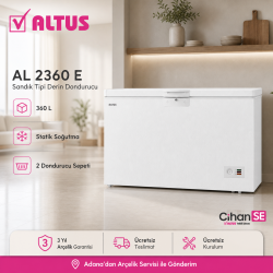 Altus AL-2360 E Yeni E Enerji  Yatay Derin Dondurucu 360 Litre 